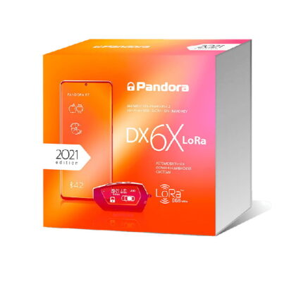 Установка сигнализации Pandora DX 6x LoRa